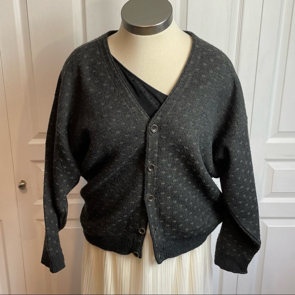 Printed Grandpa Cardigan